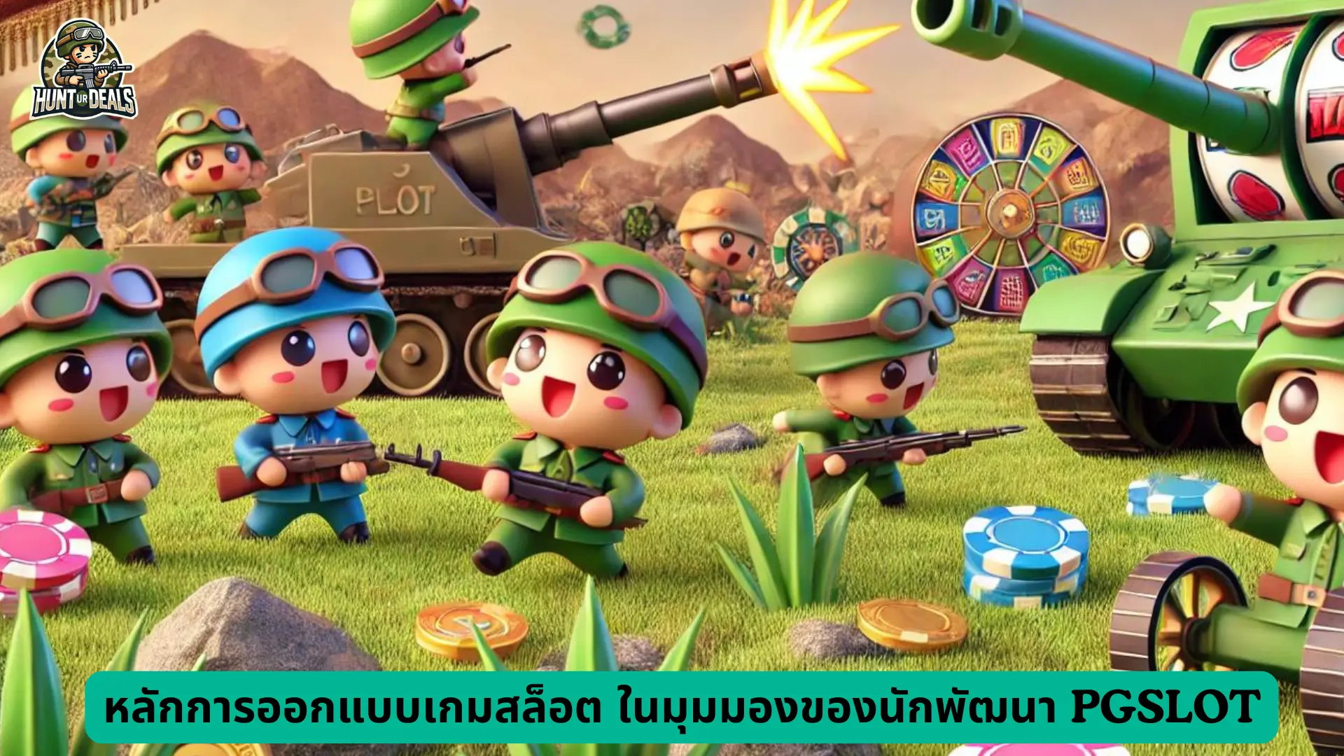 หลักการออกแบบเกมสล็อต ในมุมมองของนักพัฒนา PGSLOT