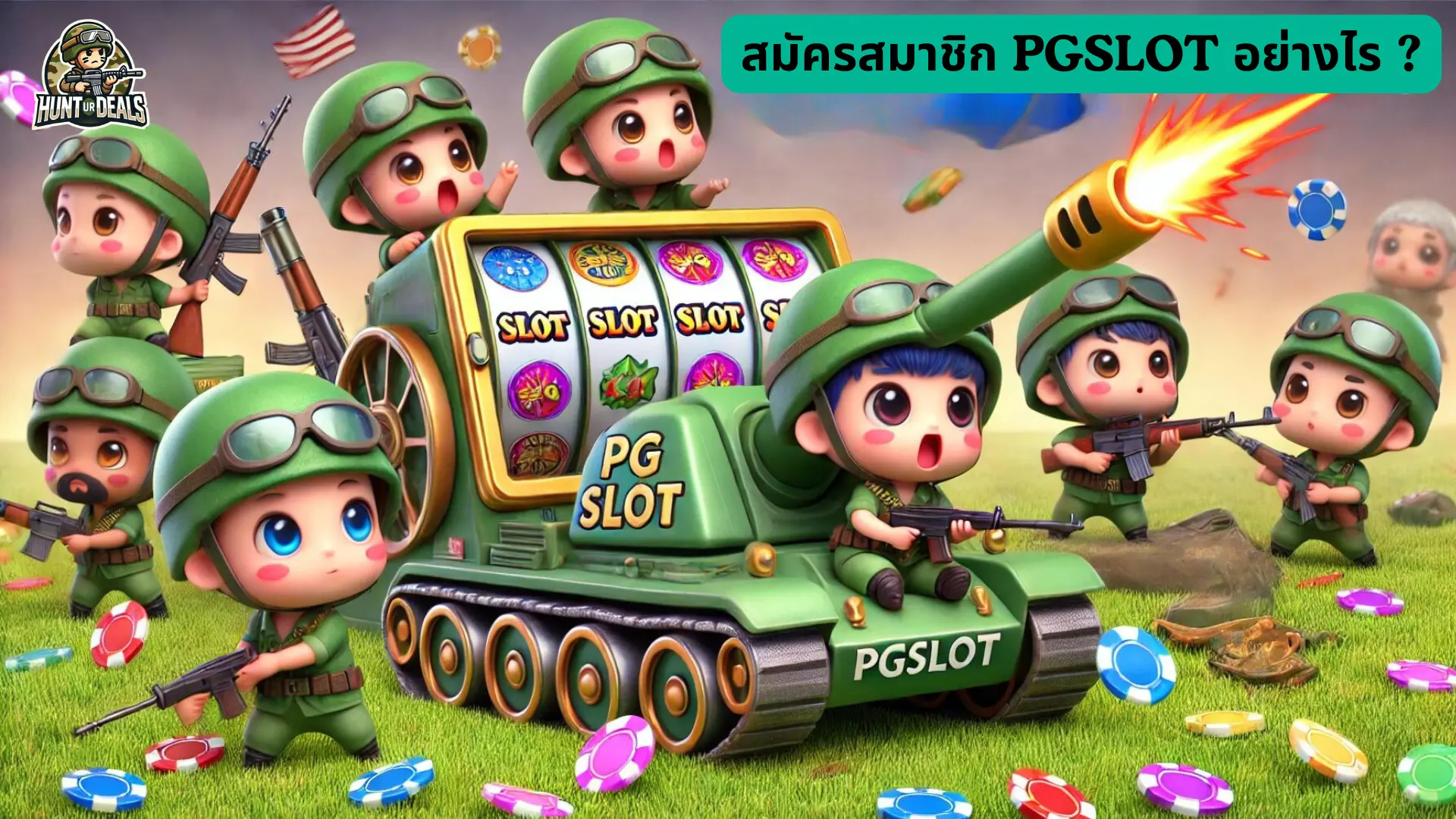 สมัครสมาชิก PGSLOT อย่างไร ?