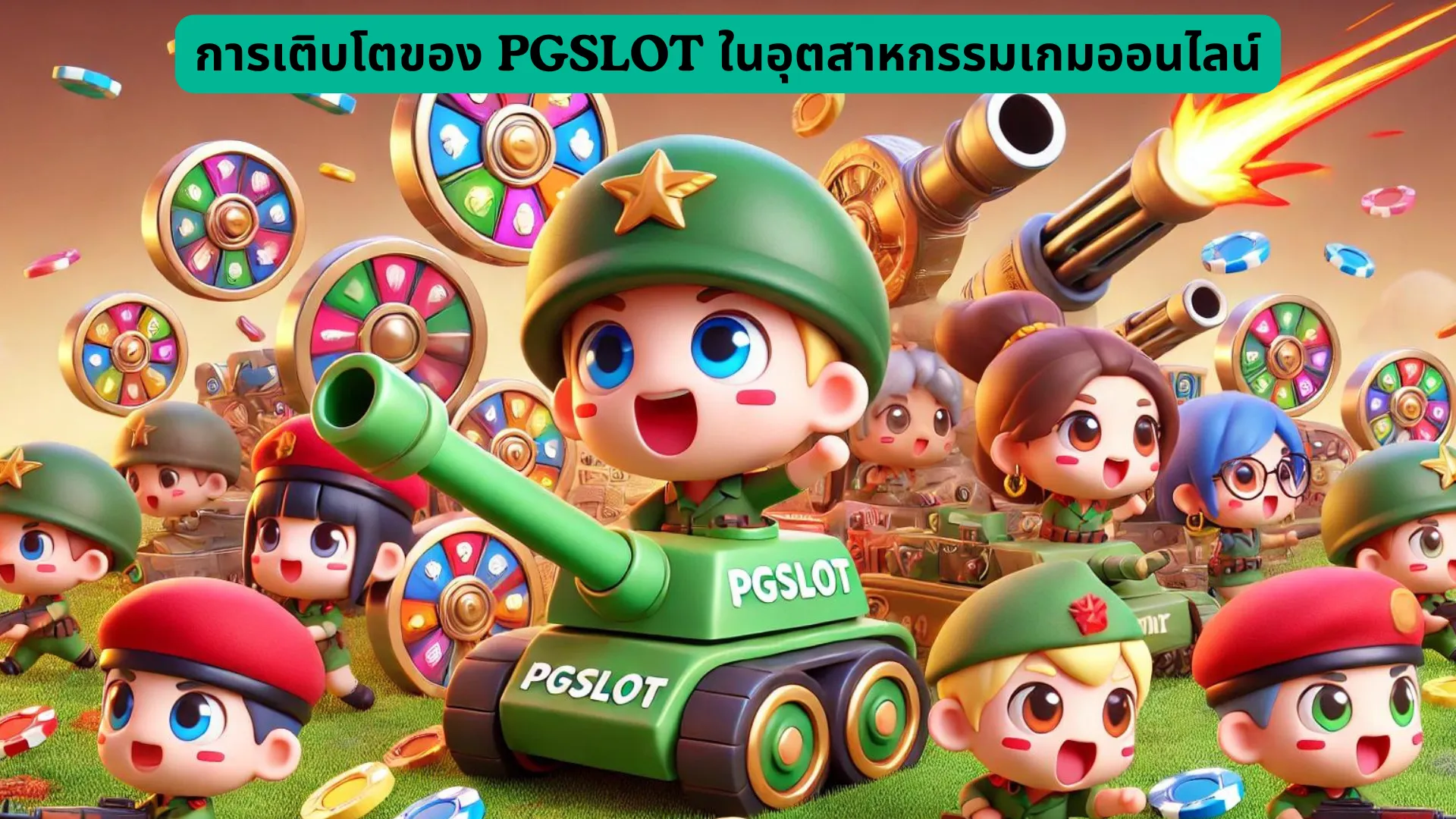 การเติบโตของ PGSLOT ในอุตสาหกรรมเกมออนไลน์