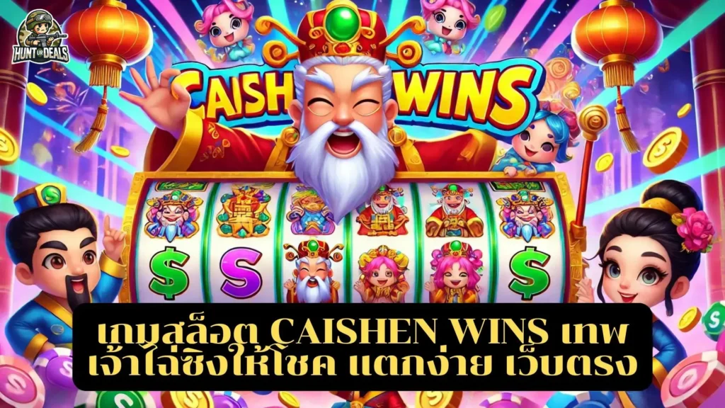 เกมสล็อต Caishen Wins เทพเจ้าไฉ่ซิงให้โชค แตกง่าย เว็บตรง