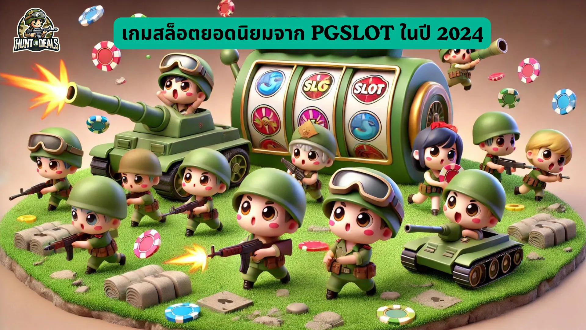 เกมสล็อตยอดนิยมจาก PGSLOT ในปี 2024