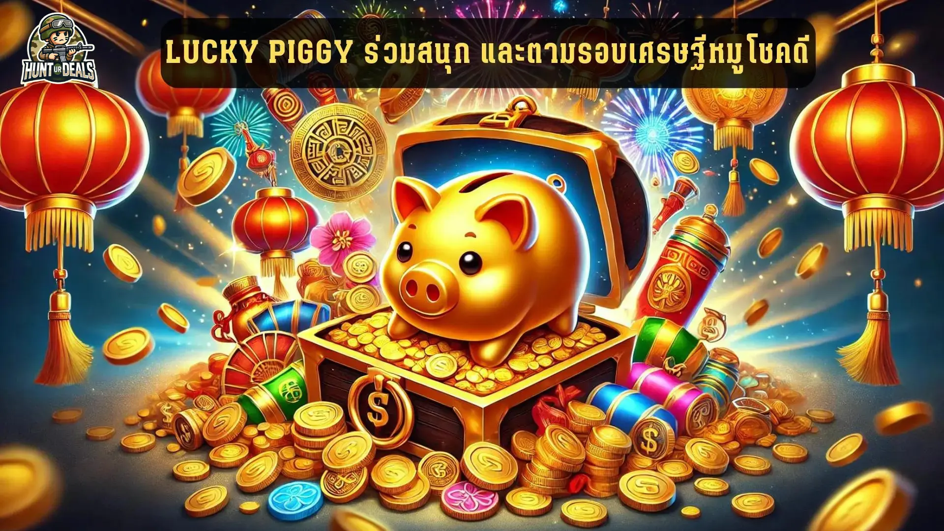 Lucky Piggy ร่วมสนุก และตามรอบเศรษฐีหมูโชคดี